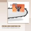 Malloy Hand-Crank Chainsaw Sharpener for Electric Chainsaws view 2