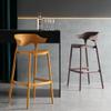 Stackable Black Plastic Bar Stool, 66 cm Seat Height view 2