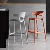 Stackable Black Plastic Bar Stool, 66 cm Seat Height view 3