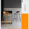 Stackable Black Plastic Bar Stool, 66 cm Seat Height view 4