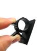5-Piece Black/White Nylon Plastic Self-Adhesive Cable Clips, White Size C view 4