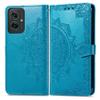 LMFULM Wallet Case for Motorola Moto G55 6.49-inch, Blue view 2