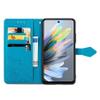 LMFULM Wallet Case for Motorola Moto G55 6.49-inch, Blue view 3