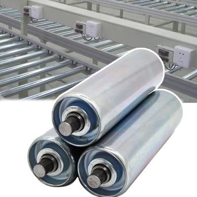 3-Pack Conveyor Roller Replacements, Stainless Steel, Customizable Length