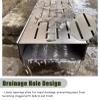 Oracra Drainage Channel with Metal Grate, 3 × 7 × 100 cm view 4