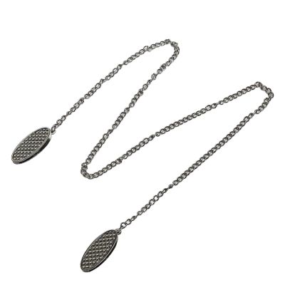 yuwqqoajv 4-Piece Portable Napkin Holder Chains with Clips, Iron Napkin Clips for Men and Women, B