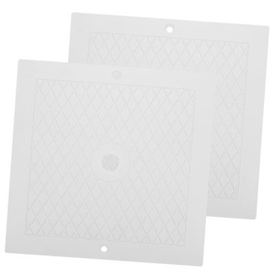 Supvox 2-Pack Square Pool Skimmer Covers, PP, 10 x 10 in, Compatible with Hayward SP1084