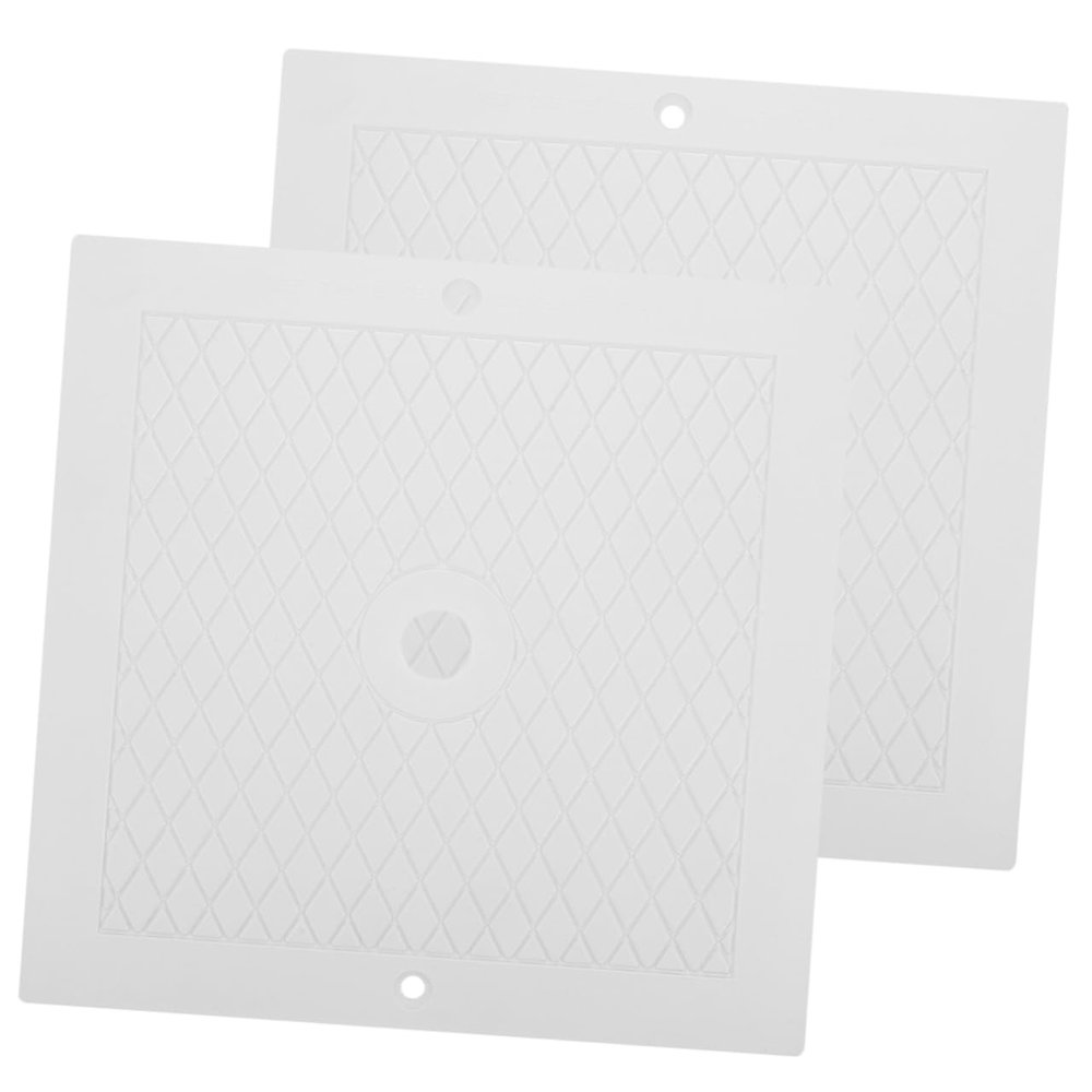 Supvox 2-Pack Square Pool Skimmer Covers, PP, 10 x 10 in, Compatible with Hayward SP1084