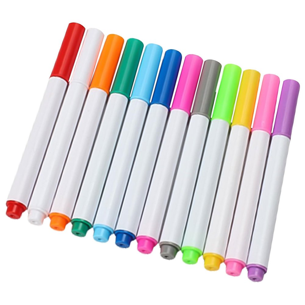 Mumuve 12-Color Disappearing Fabric Markers