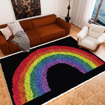 Laegnfho 75 x 110 cm DIY Latch Hook Rug Kit