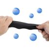 4-Pack Black Silicone Bar Stool Leg Protectors, Non-Slip Floor Guards view 3