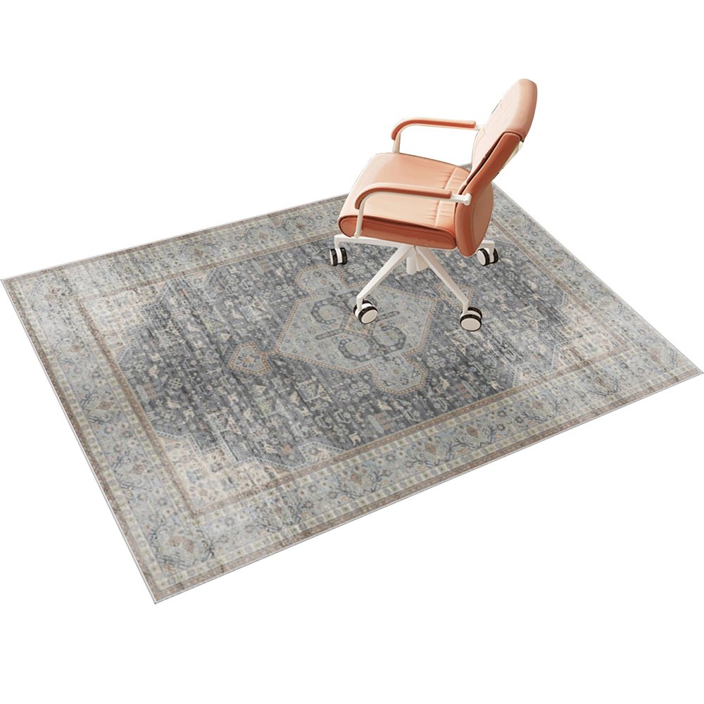 Office Chair Mat for Hard Floors, 90 x 160 cm