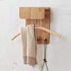 Wall-Mounted Bathroom Shelf with Hooks view 3