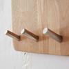 Wall-Mounted Bathroom Shelf with Hooks view 4