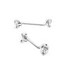 Stainless Steel Window Hooks, 2-Pack, Wind-Resistant and Rust-Resistant, with Screws view 1