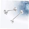 Stainless Steel Window Hooks, 2-Pack, Wind-Resistant and Rust-Resistant, with Screws view 3