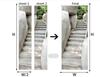 Self-Adhesive 3D Hand-Drawn Cat Door Wallpaper, Removable and Waterproof, 85 x 205 cm view 4