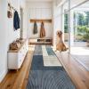 YUANZHI Non-Slip Hallway Runner Rug, 70 x 210 cm, Polyester, Washable, Customizable view 2