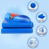 Tarp, 180 g/m², Waterproof, Heavy-Duty, Reinforced Grommets, 2 x 2 m view 2