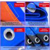 Tarp, 180 g/m², Waterproof, Heavy-Duty, Reinforced Grommets, 2 x 2 m view 4