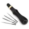 Baxnore Pumpkin-Shaped Sewing Awl, 4-in-1 Set with Ebony Wood Handle view 4