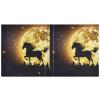 Unicorn Silhouette, 1.5-Inch 3-Ring Binder with Pockets, 200-Sheet Capacity, D-Ring Binder view 2