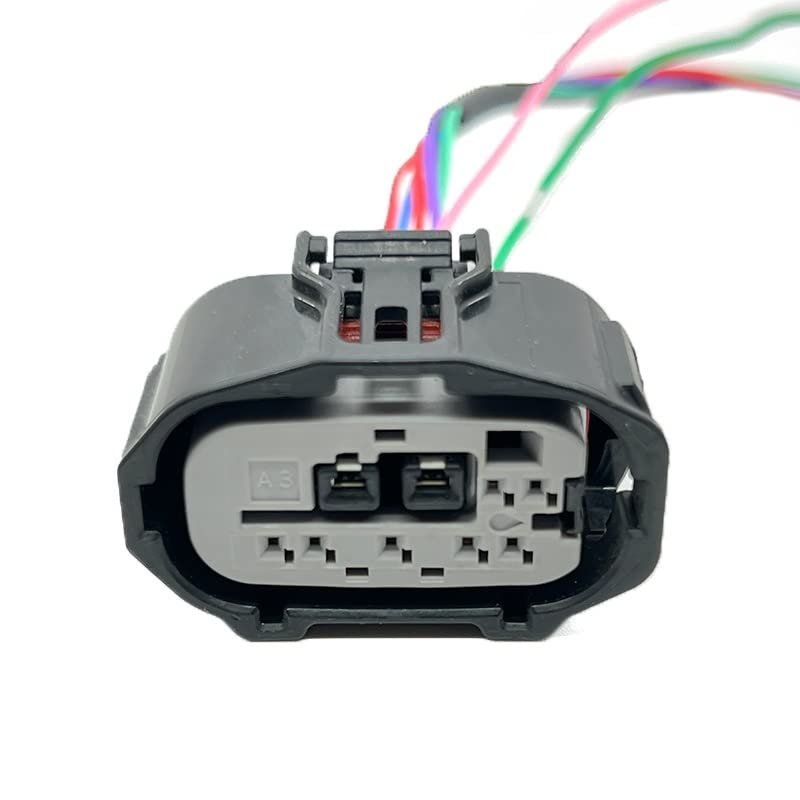 9-Pin Automatic Transmission Gear Switch Connector Wiring Harness, Compatible with Toyota Camry, Corolla, Vios, Reiz and Crown, 90980-12A23 (5 Pieces)