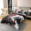 Loussiesd Japanese-Style 100% Cotton Duvet Cover Set, 200 x 200 cm, Hokusai Ukiyo-e view 3