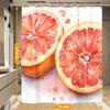 CNNINGYI Watercolor Grapefruit Shower Curtain Set, Rustic Modern, with Hooks, Waterproof Fabric, 72 x 72 in view 4