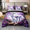 Loussiesd Kids Galloping Horse 100% Cotton Duvet Cover Set, 200 x 200 cm view 1
