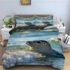 EXSANLIEAY Seal Animal Duvet Cover Set 155 x 220 cm, Reversible Microfiber, Zipper, 2 Pillowcases view 1