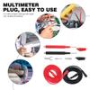 CHILDWEET Multimeter Test Leads, 2 Sets, PVC and Copper, Heat-Resistant, Comfortable Grips view 3