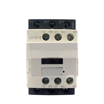 S2IZ5O DIN Rail-Mounted LC1-D18 Contactor, Industrial AC Contactor, 220 V, 18 A