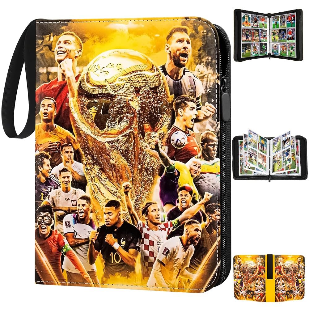 Football Card Binder, 50 Pages, Holds 400 Cards
