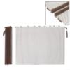 Fireplace Mesh Curtain, Heat- and Moisture-Resistant, Metal Spark Guard, 61 x 55.9 cm view 3