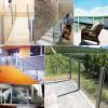 Stainless Steel Glass Railing Post for Stairs, Balconies, Decks, and Gardens view 2