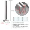 Stainless Steel Glass Railing Post for Stairs, Balconies, Decks, and Gardens view 3