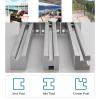 Stainless Steel Glass Railing Post for Stairs, Balconies, Decks, and Gardens view 4