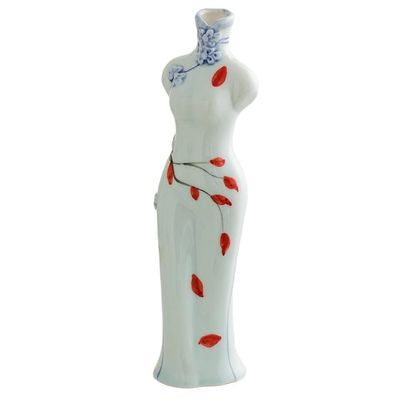 WDZDS 20.8 × 4.8 cm Ceramic Flower Vase
