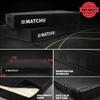 MATCHU Drop Pads, Set of 2, High-Quality Cushioning, Durable Foam, Durable PVC Cover, 75 x 57 x 15 cm, Black view 2