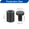 QUARKZMAN 12-Pack Stainless Steel Sign Standoff Screws, 3/4 x 1.18 in, Black view 2