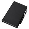 Sticky Note Pad Set with Index Tabs, PU Leather Cover, Black, Office view 1