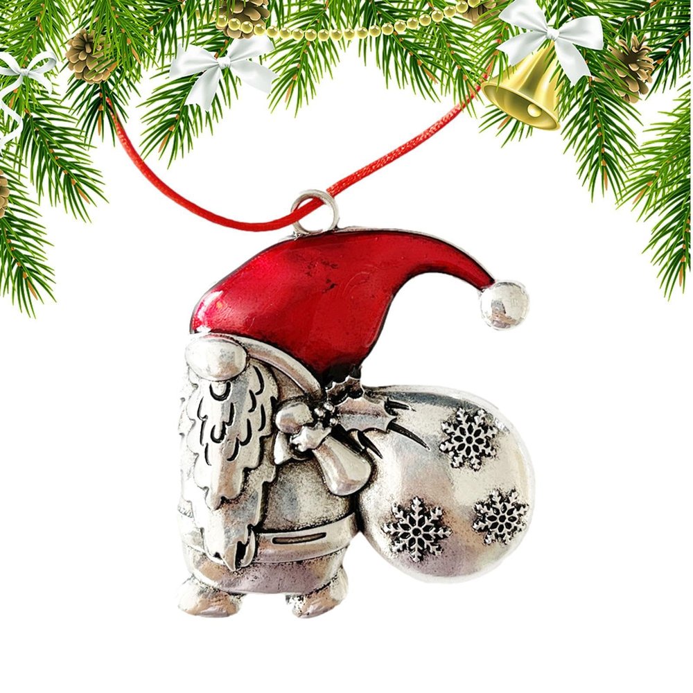 Santa Christmas Tree Elf Ornament