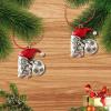 Santa Christmas Tree Elf Ornament view 2