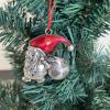 Santa Christmas Tree Elf Ornament view 3