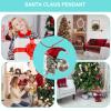 Santa Christmas Tree Elf Ornament view 4