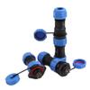 DSZUJTYROP SP17 Socket Nut/Docking Solder-Wiring IP68 2/3/4/5/7/9/10-Pin Male and Female Waterproof Cable Connectors (SP17 Nut, 1 Set, 10-Pin) view 1