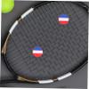 Milisten 6-Piece Silicone Tennis Racket Dampeners with National Flag Designs view 4