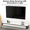 Wall-Mounted Solid Wood Floating TV Stand with 3 Drawers, Gray and Blue, 180 x 26 x 20 view 4