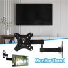 INFRI TV Wall Mount with Articulating Arms, Swivel, Tilt and Rotation, with Screws, for 10–27 in Displays view 2